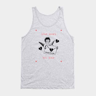 Love Sucks Anti Valentines Tank Top